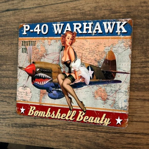 P-40 Warhawk Mouse‎ Pad Bombshell Beauty